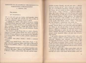 Tomáš Garrigue Masaryk: Poselství presidenta T.G. Masaryka