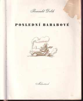 Romuald Drlík: Poslední barabové