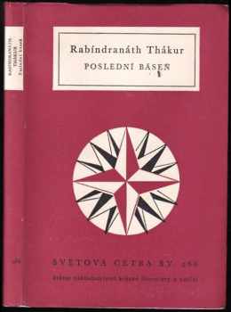 Rabíndranáth Thákur: Poslední báseň