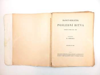 Hanuš Sedláček: Poslední bitva
