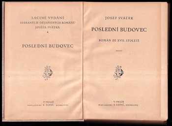 Josef Svátek: Poslední Budovec