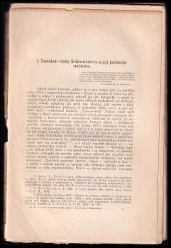 Hugo Traub: Poslední český pokus o vyrovnání s Rakouskem (1871)