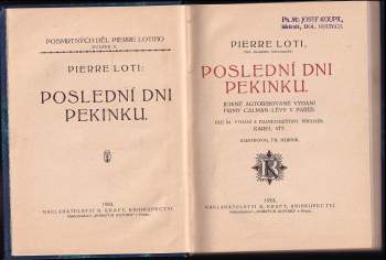 Pierre Loti: Poslední dni Pekinku