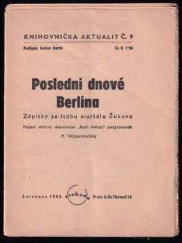Poslední dnové Berlína