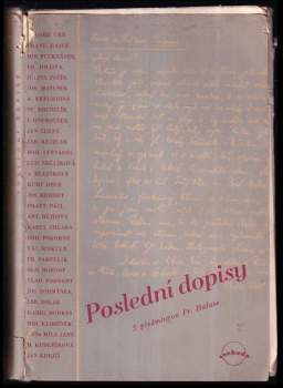 Poslední dopisy