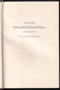 John Galsworthy: Poslední kapitola