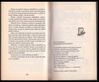 Terry Pratchett: Poslední kontinent