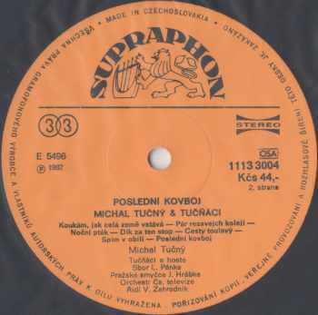 Michal Tučný: Poslední Kovboj