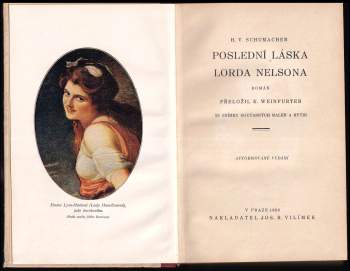 Heinrich Vollrat Schumacher: Poslední láska lorda Nelsona