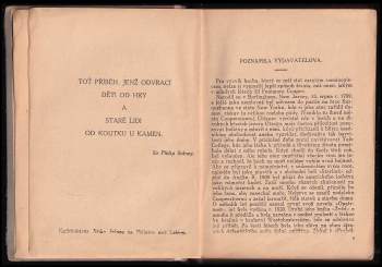 J. Fenimore Cooper: Poslední mohykán I.