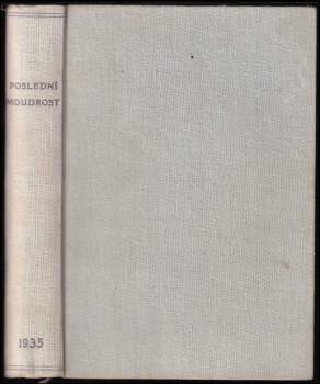 Poslední moudrost čili Nauka o kosmickém duchovnu