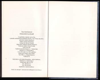 Tess Gerritsen: Poslední na řadě