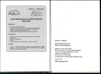 Joseph A Altsheler: Poslední náčelník