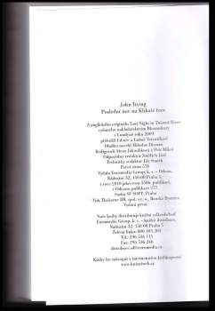 John Irving: Poslední noc na Klikaté řece