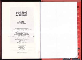 Caimh McDonnell: Poslední objednávky