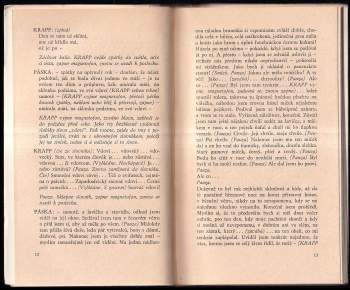 Samuel Beckett: Poslední páska ; Šťastné dny ; Hra