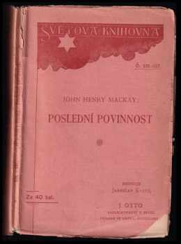 Poslední povinnost - Jak povstal svět