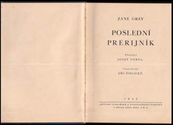 Zane Grey: Poslední prérijník