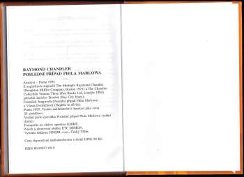 Raymond Chandler: Poslední případ Phila Marlowa