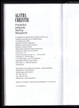 Agatha Christie: Poslední případy slečny Marplové