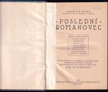 Charles Rivet: Poslední Romanovec