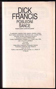 Dick Francis: Poslední šance