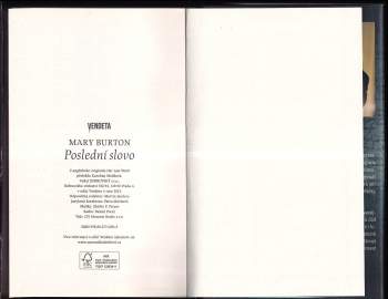 Mary Burton: Poslední slovo