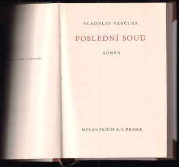 Vladislav Vančura: Poslední soud