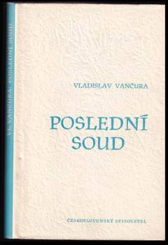 Vladislav Vančura: Poslední soud