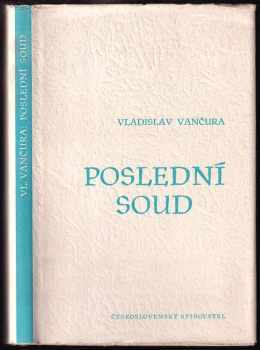 Vladislav Vančura: Poslední soud