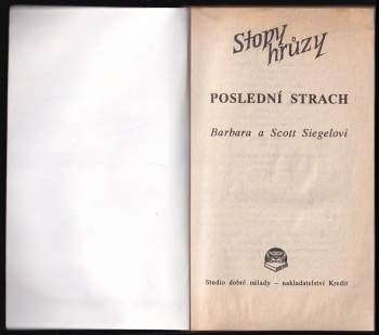 Barbara Siegel: Poslední strach