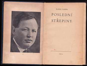 Karel Vaněk: Poslední střepiny