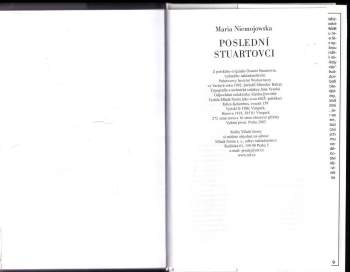 Maria Niemojowska: Poslední Stuartovci