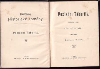 Karl Herloßsohn: Poslední táborita