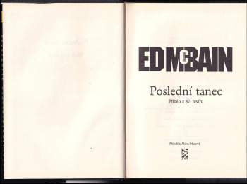 Ed McBain: Poslední tanec