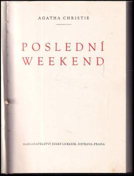Agatha Christie: Poslední weekend