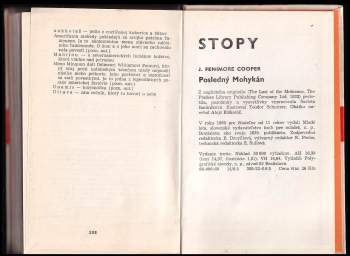 James Fenimore Cooper: Posledný Mohykán