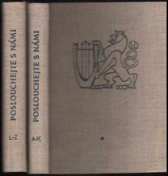 Poslouchejte s námi! : [1 - čtení o symfonických a komorních skladbách, nahraných na československých gramofonových deskách (1958, Gramofonové závody) - ID: 230655