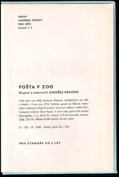 Ondřej Sekora: Pošta v ZOO