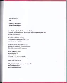 Fareed Zakaria: Postamerický svět