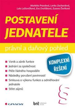Markéta Pravdová: Postavení jednatele