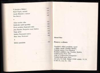 Eduard Bass: Postavy a siluety