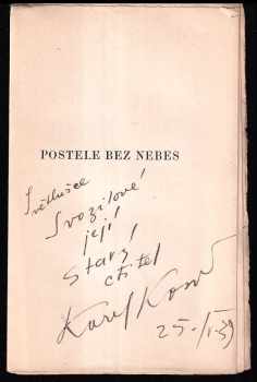 Karel Konrád: Postele bez nebes