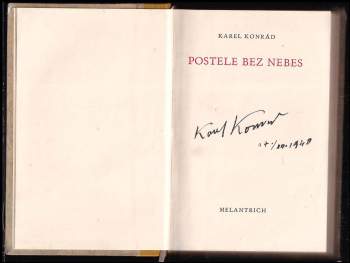 Karel Konrád: Postele bez nebes