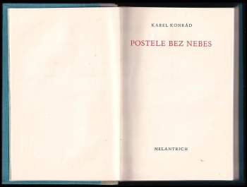Karel Konrád: Postele bez nebes