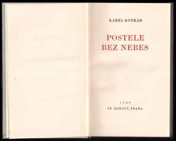 Karel Konrád: Postele bez nebes