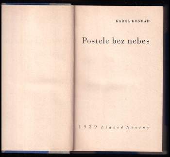 Karel Konrád: Postele bez nebes