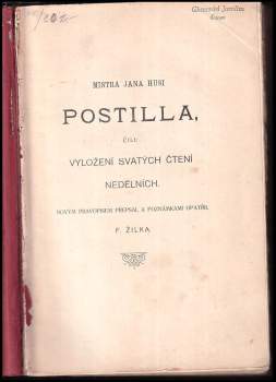 Jan Hus: Postilla čili Vyložení svatých čtení nedělních