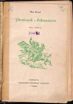 Max Brand: Postrach Arkansasu