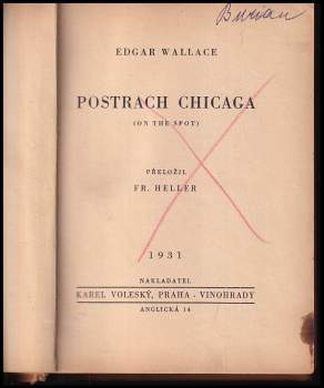 Edgar Wallace: Postrach Chicaga